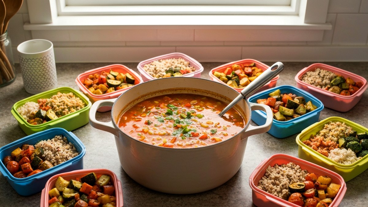 Batch Cooking Rezepte: Einmal kochen, die ganze Woche essen