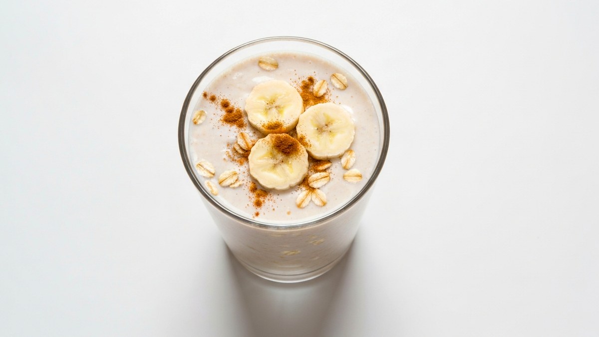 Haferflocken Smoothie: Sättigend und reich an Ballaststoffen