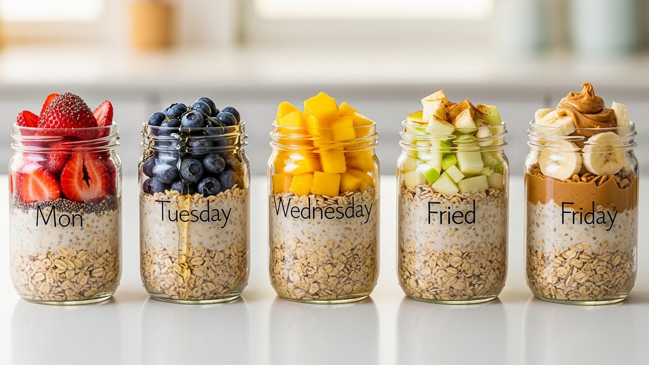 Meal Prep Frühstück für 5 Tage: Der perfekte Wochenstart
