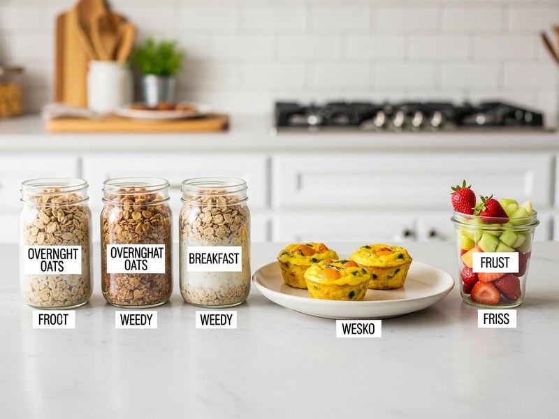 Meal Prep Frühstück: 5 Ideen für die ganze Woche