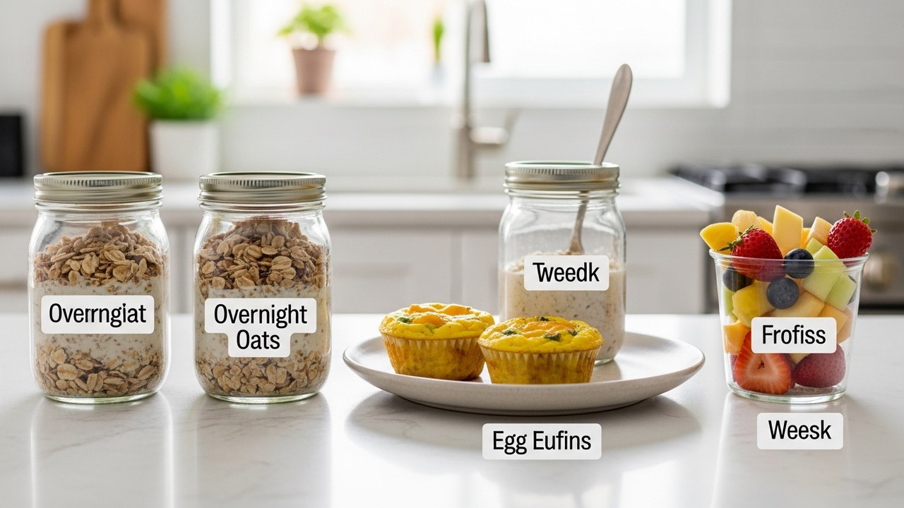 Meal Prep Frühstück: 5 Ideen für die ganze Woche