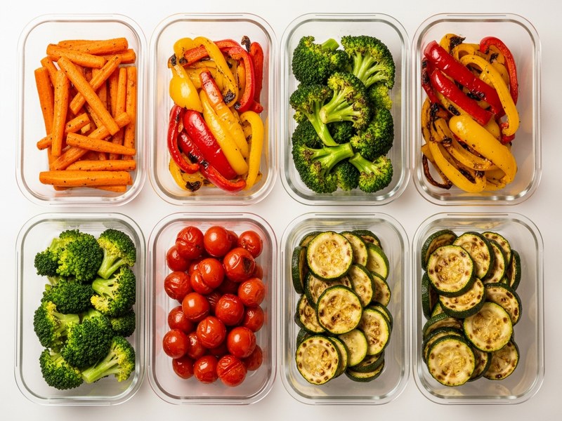 Gemüse Meal Prep: So bereitest du Gemüse für die Woche vor