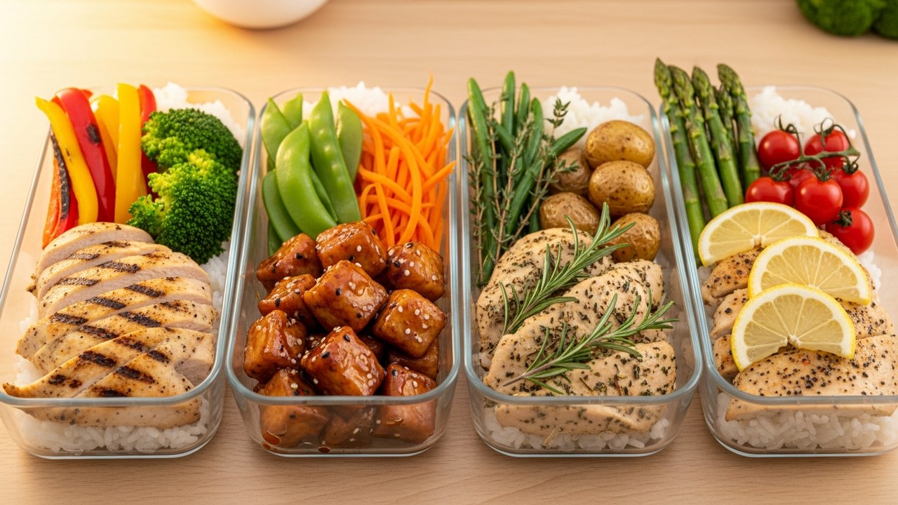 Meal Prep Hähnchen: 5 Wege Hähnchen vorzubereiten
