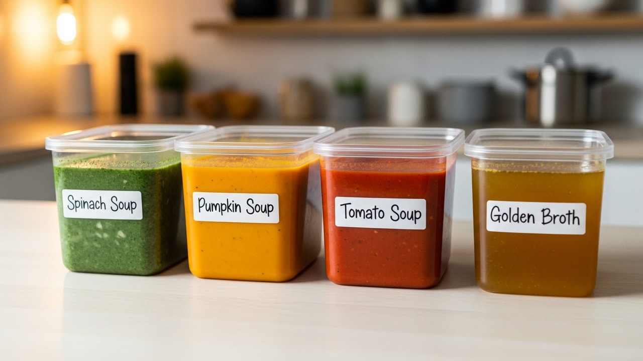 Meal Prep Suppen: Einfrieren und immer gesund essen